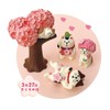 Decore Concombre ZSA-16560R Stumps, Cherry Blossoms, Approx. 2.4 x 2.0