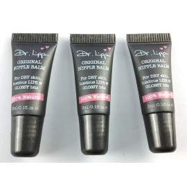 Dr.Lipp Dr. Lipp Original Nipple Balm for Lips Travel/Mini 0.1oz each ~ Lot of 3