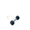 Dumbbell Ornament, 3.25" Length (Black)