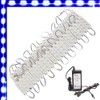 Storefront LED Light, 20ft Blue Windows Border Light for Retail