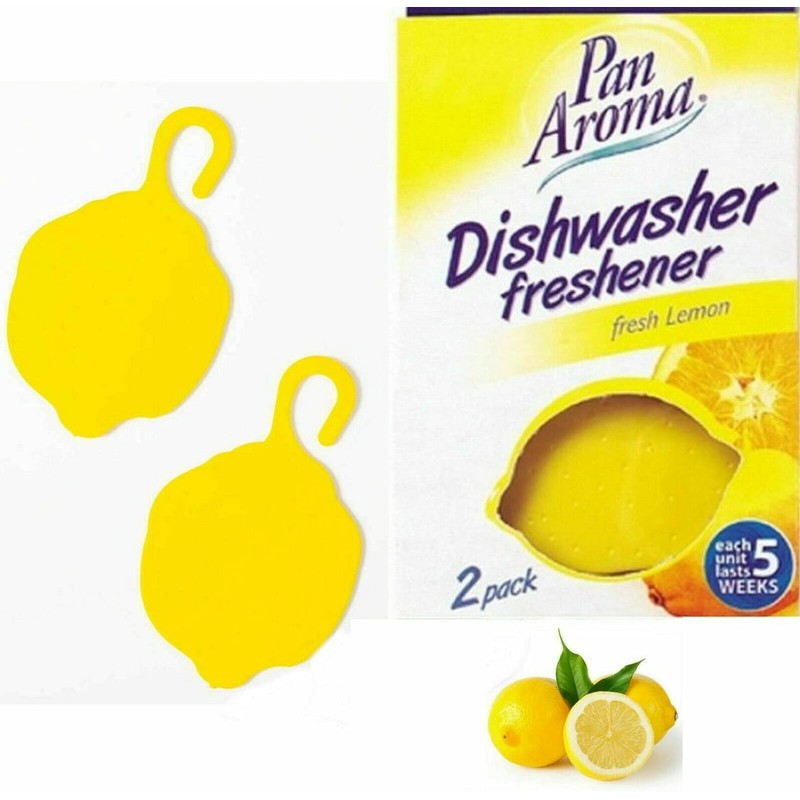 Pan Aroma Dishwasher Freshener Lemon 2 Pk
