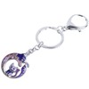 Enamel Alloy Mothers Day Cat Keychain Mom Gifts Kitten Charms
