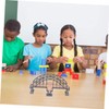 Kisangel Funny Bridge Toy DIY Train Accessory Model Train Bridge