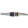 1 Set Waterproof Connectors, 6 Pin Waterproof Cable Connector, 6