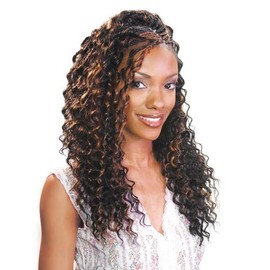 FreeTress Synthetic Hair Braids Deep Twist Bulk 22" (4-Pack, 30)