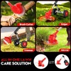 Cordless Weed Wacker with Wheel, Electric Weed Eater Battery Powered