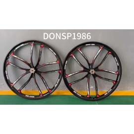 DONSP1986 26" 10 Spokes Mag Wheel Set 100*135mm &22T Freewheel / 730g Inner Tube