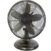 Optimus F-6212A 3-Speed 60-Watt Portable Retro Oscillating Table Fan