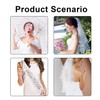FUNCYboo Bride to Be Set, 3 Pcs Bride Veil Sash