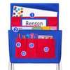 Godery Chairback Buddy Pocket Chart,Storage Canvas Seatback Stuff Storage Pocket