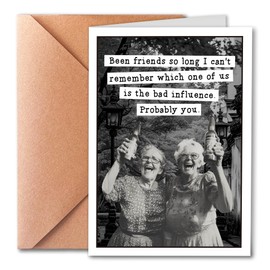 PTRUKD, Funny Birthday Card for Sister, 60th | 70th | 75th | 80th | 85th | 90th Birthday Card for Women | Friend | Sister