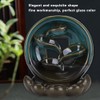 Backflow Incense Burner Waterfall Lotus Base Ceramic Holder Aromatherapy Ornament