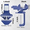 Shangyoyi Shangyoyi 2-in-1 Bench Vise For Workbench 3.2"- Multi-functional Portable