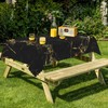 Black and Gold Marble Tablecloth Marble Print Table Cloth for