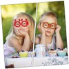 Sosoport 3sets Summer Fruit Glasses for Fun Party Photo Booth