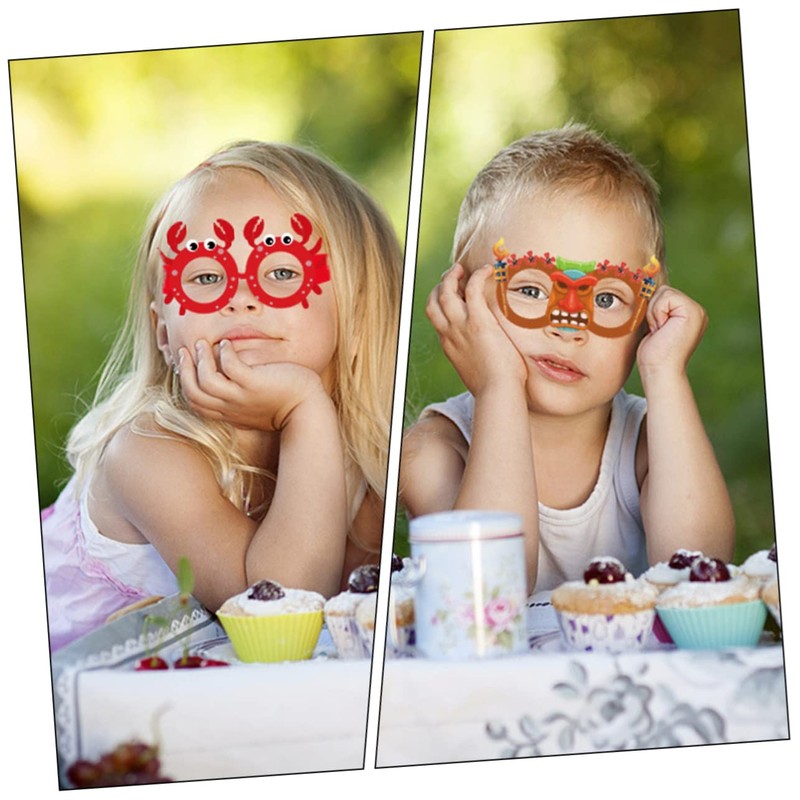 Sosoport 3sets Summer Fruit Glasses for Fun Party Photo Booth