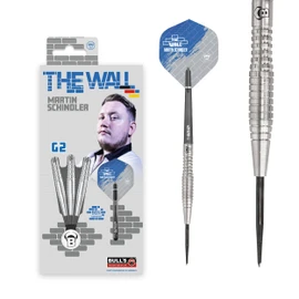 BULL'S Unisex - Adult Martin Schindler Dart, Silver, 23g
