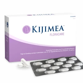 Kijimea FloraCare – dem natürlichen Vaginalmikrobiom nachempfunden | 33 speziell aufeinander abgestimmte Milchsäurebakterien in besonders hoher Dosierung sowie Vitamin B2, B3, B7 und Zink - 56 Stk