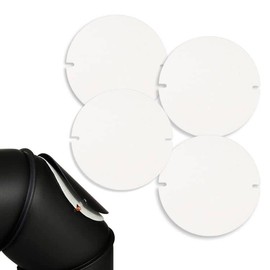 Aohcae Stove Pipe Seal, Heat Resistant Seal Stove Pipe Cleaning Flap 30 x 15 cm Fireplace Stove Pipe Seal Stove Pipe Insulation Can Cut Pack of 4