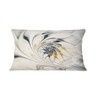 DesignQ CU10276 Pillow Cushion, 12x20, White