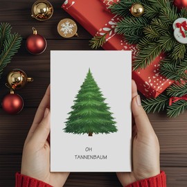 Christmas Cards with Envelope Set (20 Pieces) – A6 Folding Cards Christmas Greeting Cards – Includes Envelope Made of Kraft Paper – for the Family Best Christmas Greetings