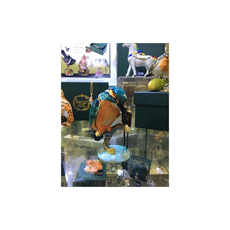 Secrets from Hidden Treasures 1033 Kingfisher Trinket Box