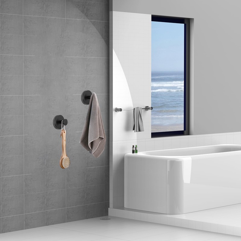 lafo Pack of 4 Roha Suction Cup Hooks, Towel Holder
