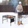 Japard Folding Grill Table, 3 x 2 FT Lightweight Height
