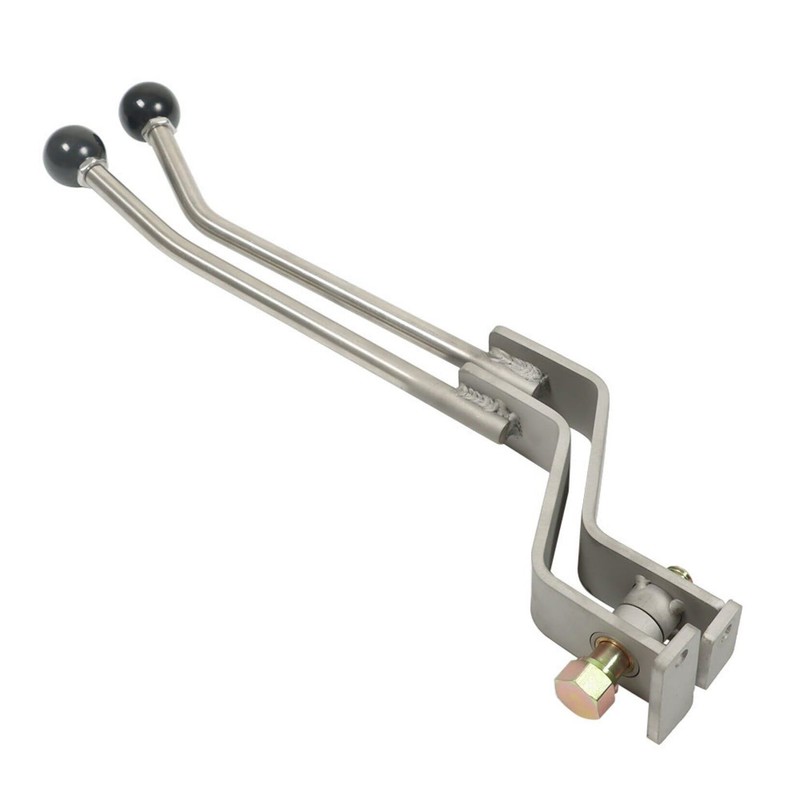 SEBLAFF Transfer Case Shifter Stainless Twin-Stick Shifter NP205GM8 Replacement for