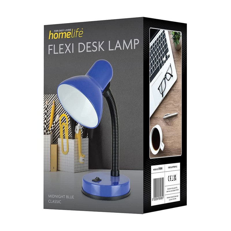 HOMELIFE 35w 'Classic' Flexi Desk Lamp with Versatile Flexible Neck