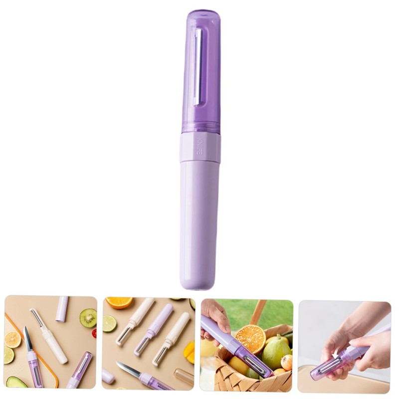 iplusmile Double End Fruit Peeler Cutter Portable Vegetable Peeler for