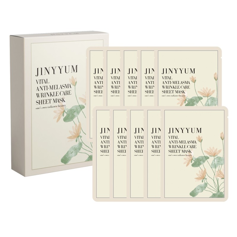Genieum Vital Anti-Melasma Wrinkle Care Sheet Mask 25ml, 10 sheets
