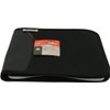 RoadPro 3-Ring Zippered Binder for Loose-Leaf Log Sheets, Black, LB-001BK,