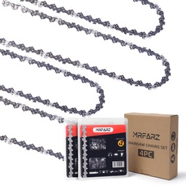 MRFARZ 4-Pack Chainsaw Chain 14 Inch 3/8" LP Pitch .050" Gauge 52 Drive Links S52 Fits Husqvarna 120, Echo CS-310, Ryobi RY3714 and More