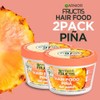 Kit Garnier Fructis HairFood Piña mascarilla para cabello frágil 2Pack