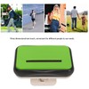 Walking Pedometer Green Solar Battery Powered Distance Calorie Counter Electronic