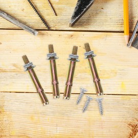 WHAMVOX 1 Set Multi Use Expansion Screws Durable Fastening Bolts for Metal and Projects for Indoor Outdoor Use Heavy Load Support