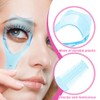 6-teiliges 3-in-1-Wimpern-Make-up-Tool für obere und untere künstliche Wimpern, wiederverwendbare Wimpernschablone,
