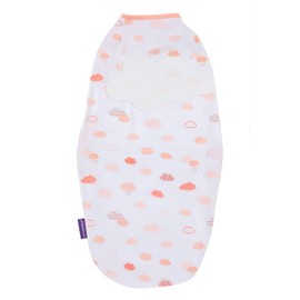 Clevamama Swaddle for Sleeping Made of 100% Cotton - Baby Sleeping Bag (0-3 Months)