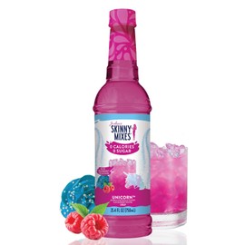 Jordan's Skinny Mixes Skinny Syrup Unicorn Flavor 25.4 Fl Oz Zero Sugar Calorie Free Beverage Enhancer