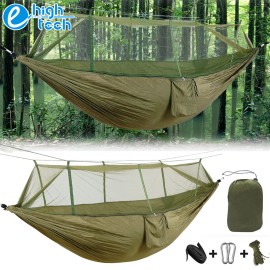 AYAMAYA 2 Person Outdoor Camping Hammock With Mosquito Net Portable Nylon Hanging Bed