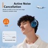 FORALL Foldable Active Noise Cancelling Headphones, Over Ear Wireless Bluetooth