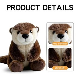 Cute Stuffed Animal, Groundhog Plush Toy, a Cute and Comfortable Companion, Perfect as a Sweet Birthday