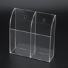 Nikou Transparent Acrylic Remote Control Storage Box Wall Hanging Makeup