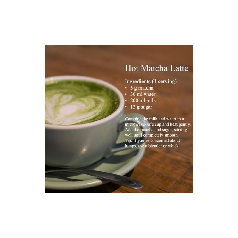 JEAU CHAU Uji Matcha Powder - Ceremonial Grade Green Tea