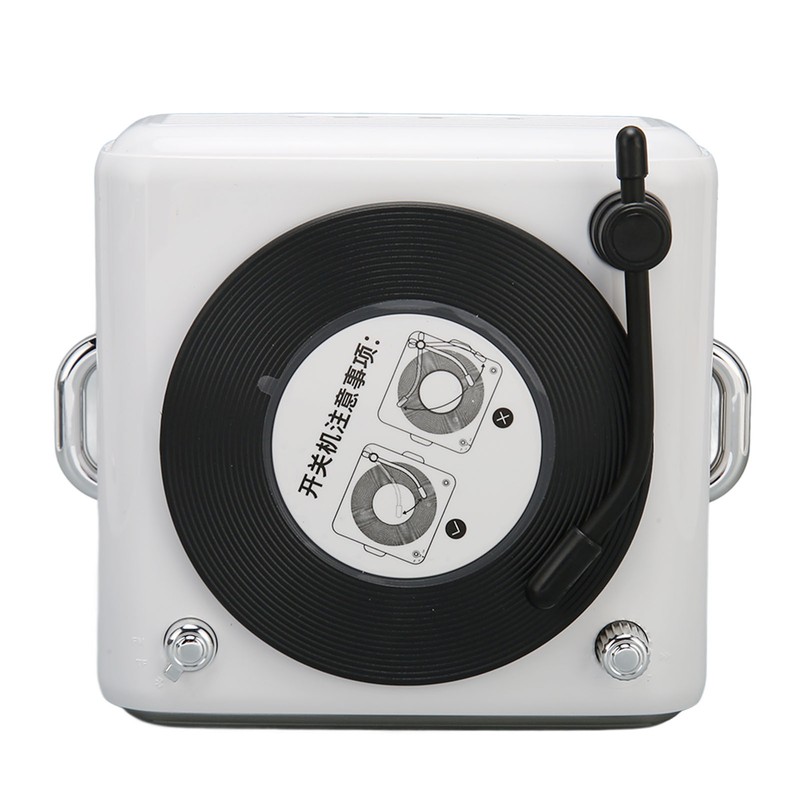 Bluetooth 5.0 Speaker Vinly Record Player Style Old Fashioned Classic