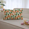 Ogiselestyle Easter Carrot Throw Pillow Cover, 12 x 20 Inch