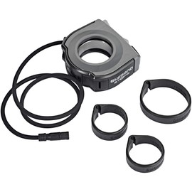 Shimano SW-E6000 STEPS switch compatible with SEIS, with cord bands A x2, B x1, grey