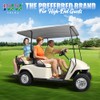 10L0L Golf-Cart 2Pcs Front Hub Dust Caps-Cover Plastic for Club