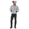 Men's Dalmatian Hoodie Costume Large/X-Large Multi
